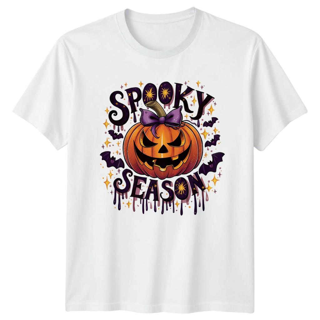 Spooky Season Halloween JackOLantern Holidays Unisexs Unisexs Graphic Tee