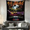 Def Leppard Live Stage Tapestry Background Cloth Fashion Print Christmas Gift Work Of Art Wall Decoration