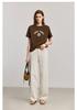 LILY Retro Clover Printed T-shirt for Women