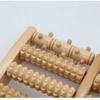 Colorful Wooden Foot Massager 5/6 Row Foot Shiatsu Roller Foot Massage Roller  Household