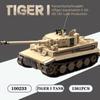 Новый танк тигр детская игрушечная машинка сборка строительные блоки бронированный автомобиль военная серия времен Второй мировой войны