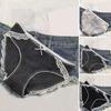 Women Underpants Lace Bow Decor Mid Waist Great Breathability Daily Wear Sleep