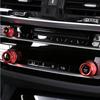 Angelguoguo для BMW X3 G01 X4 G02-6gt GT6, автомобильные ручки кондиционера громкости, кнопка управления аудио, кольцевая крышка