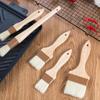 Baking BBQ Grill Wooden Handle Boar Bristles Pastry Brush Marinade Tool Sauce Baster Basting Brush