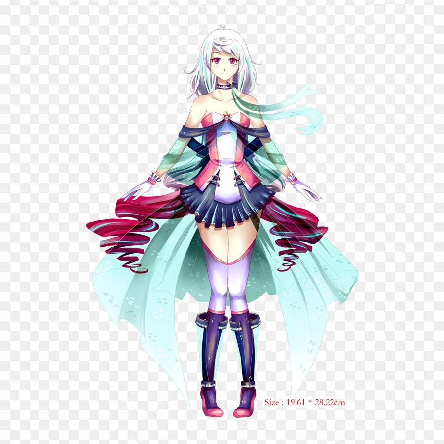 Ultra Fast Dual Blades Kirito Kirito Asuna Iron On Patches For Clothing Applique Stickers On Clothes Heat-Sensitive Custom Patch