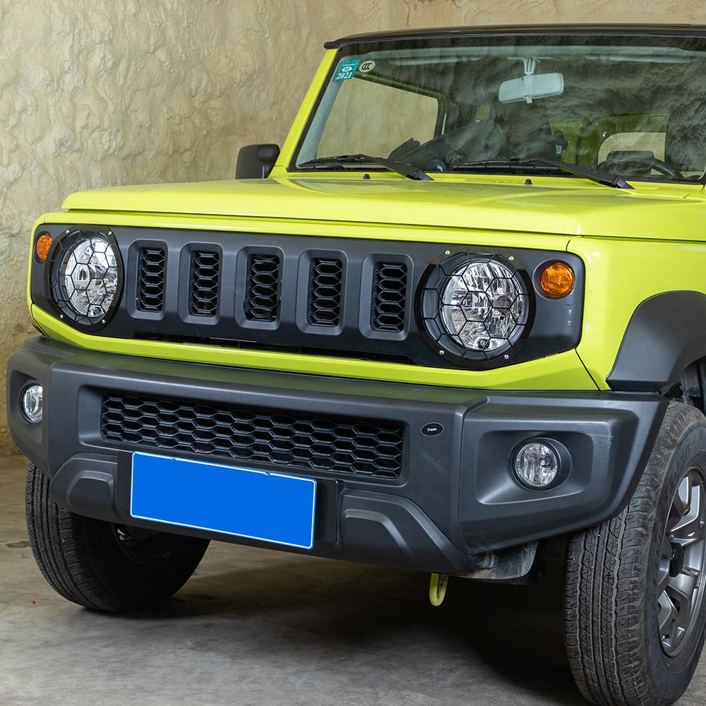 Крышка передней фары автомобиля, накладка на абажур, защитные наклейки для Suzuki Jimny 2019 2020 2021 2022 2023, внешние аксессуары