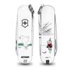 Victorinox Классический многофункциональный нож SD Швейцарского производства 7 функций Ножницы Отвертка Пилка для ногтей Подарок для кемпинга Коллекция Муми-троллей Зима в Муми-долине