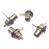 Средний AV-разъем RCA female с никелированным покрытием