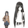 Anime 75CM Sakurajima Mai Cosplay Straight Gray Wig Rascal Does Not Dream Of Bunny Girl Senpai Seishun Buta Yarou Synthetic Wig