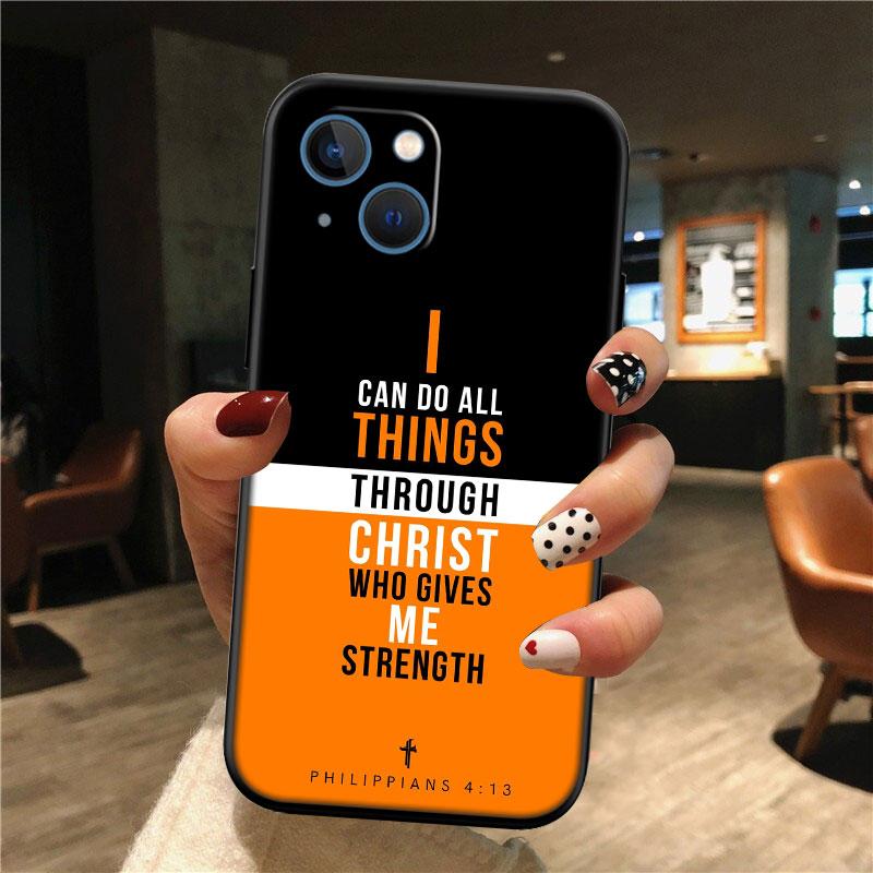 IK14 Bible verse New High-End Shell Phone Case for OPPO A3 Pro A72 A74 A76 A77 A77S A78 A79 A94 A95 A18 A40M A58