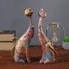 Chic Hotel Miniature Ornaments Exquisite Couple Cat Shape Home Decor
