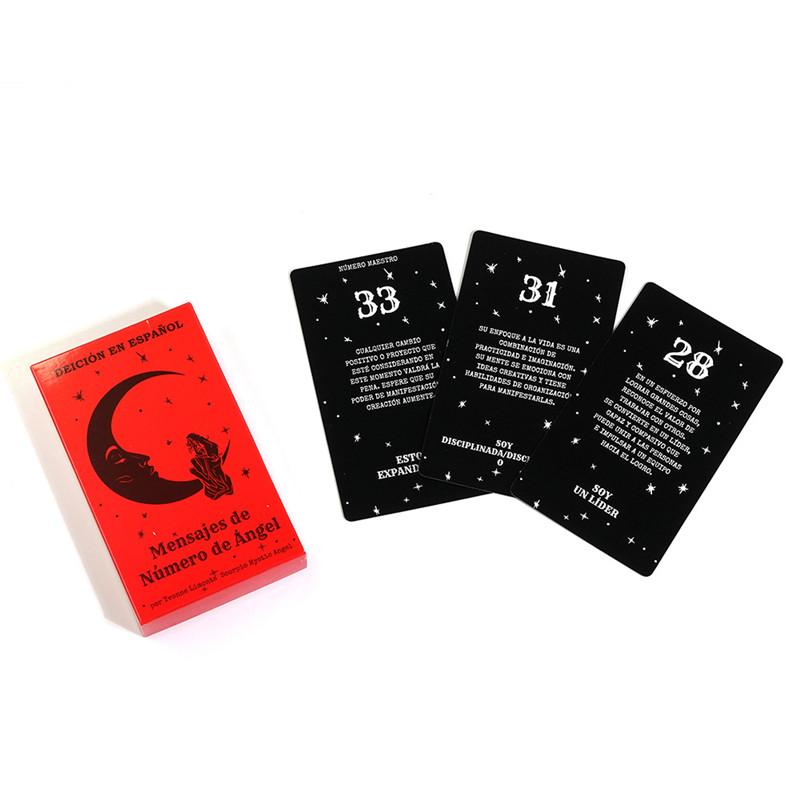 Испанский ангел число послания карты таро гадание 44 оракула карты судьба гадание колода таро семейная вечеринка настольная игра