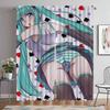 Раздел Hatsune M-Miku занавеска для окна для домашнего интерьера занавески для камеры занавески для детской комнаты тюль для спальни жалюзи гостиная