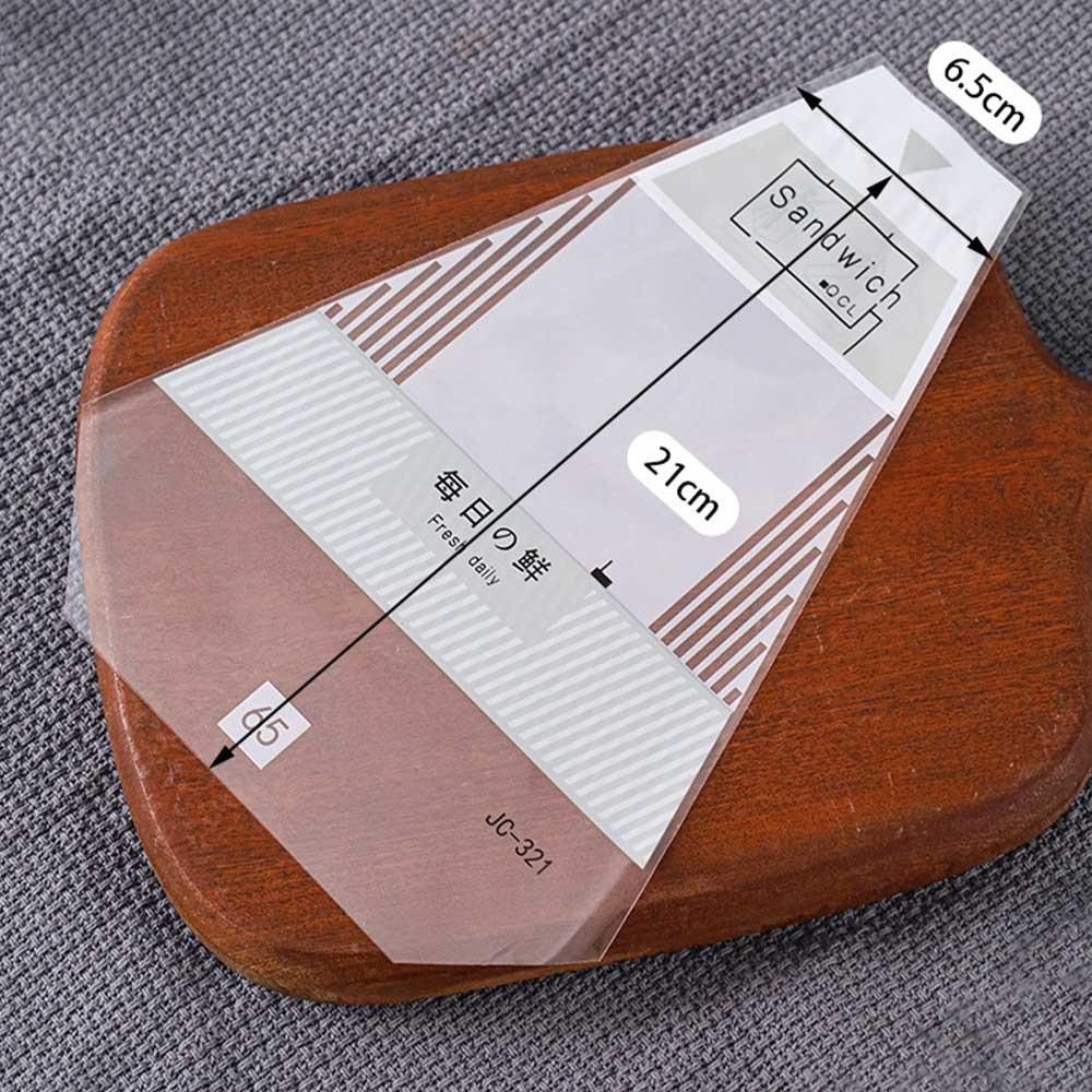 Thick Sandwich Packaging Paper Triangular Baking Bag High Quality Bread Sandwich Bags Food