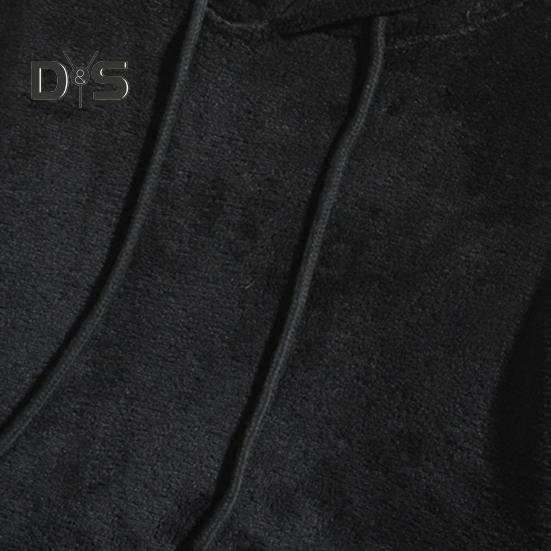 Зимняя мужская толстовка с капюшоном с декором в виде мультяшных ушей, двусторонний бархат с большим передним карманом, свободный длинный рукав, термотоп с эластичными манжетами, повседневная, на каждый день