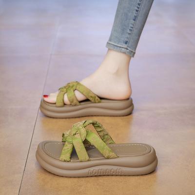 Модная обувь Женские тапочки для бассейна Шлепанцы Pantofle Мягкие Пляжные 2025 Лето Повседневные Тапочки Женская Летняя Обувь Сланцы