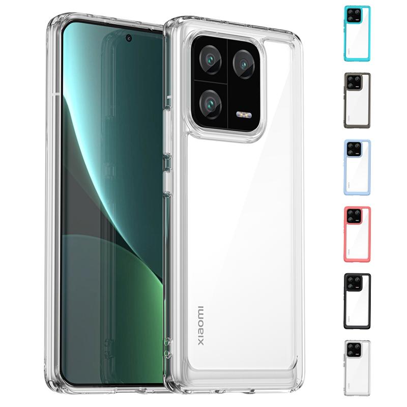 Для Xiaomi Mi 13 Pro Чехол Чехол Xiaomi 13 Pro Capa Ударопрочный Прозрачный Многоцветный Fundas Mi 12X 12 Lite 12S 12T 13 Pro
