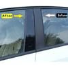 Для BMW 1 серии E81 E82 E87 E88 Хэтчбек 2004-2013 Полированные стойки кузова Глянцевая накладка на оконные стойки Наклейка на стойку BC 6 шт.