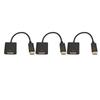 3pcs DisplayPort To DVI Adapter 4K HD 1080P Mini DP To DVI Adapter Cable for PC Laptop Computer HDTV Monitor Projector