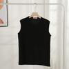 Sleeveless T-shirt Men's Large Size Basketball Vest Sports Short Sleeve Fitness Singlet Sling Pure Color Sleeveless Top