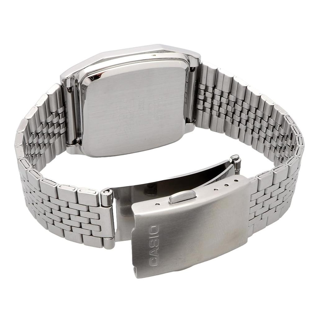 Casio Digital Watch Vintage Series Reprint Design Unisex Silver Overseas Model A1100D-1 [Item]