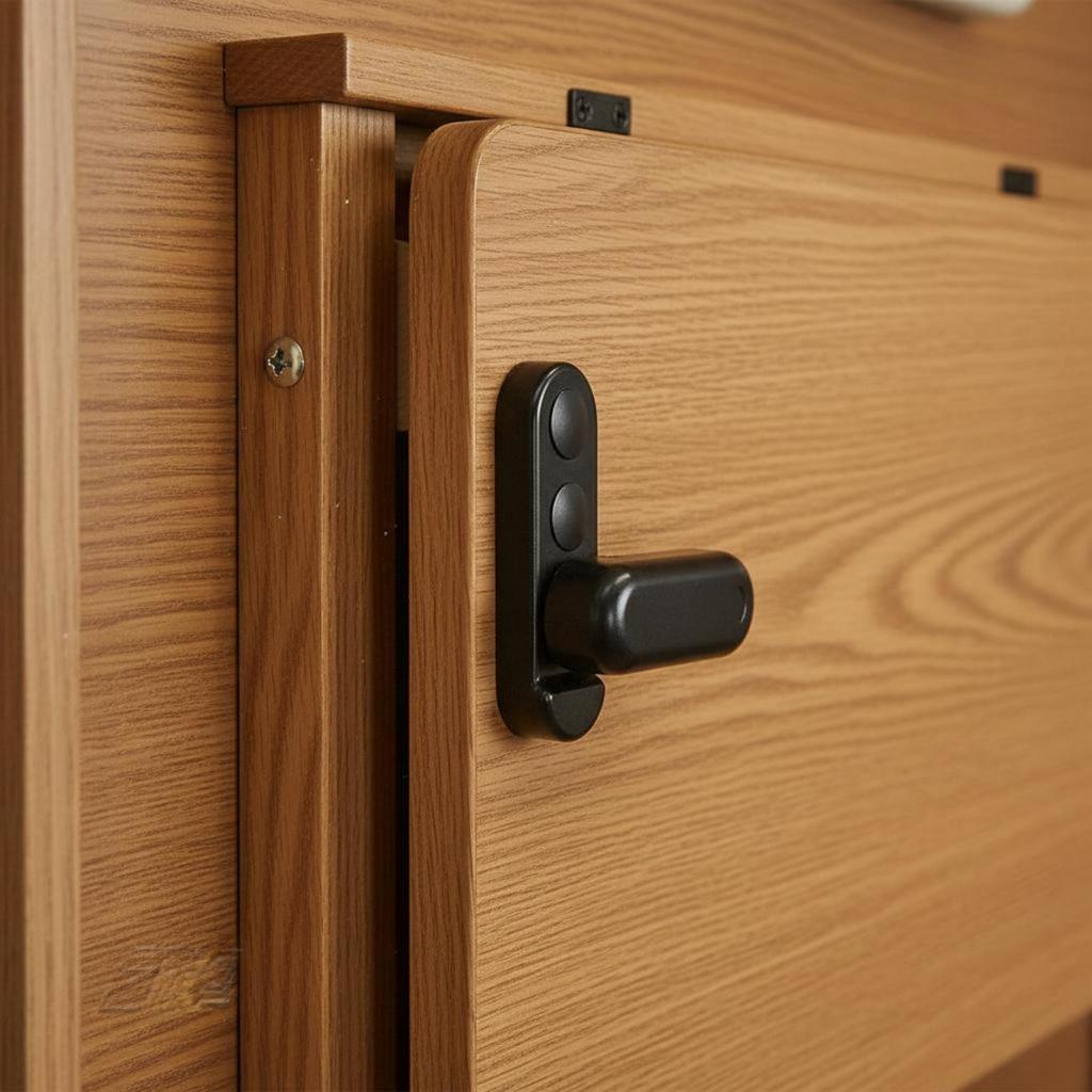 RV Rotating Table Buckle 180-Degree Rotation T-Shaped Board Lock Secure Fixation