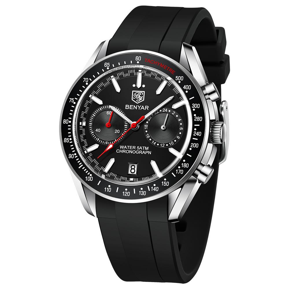 Men's Multifunction Watch Fashion Waterproof Luminous Men's Quartz Watch