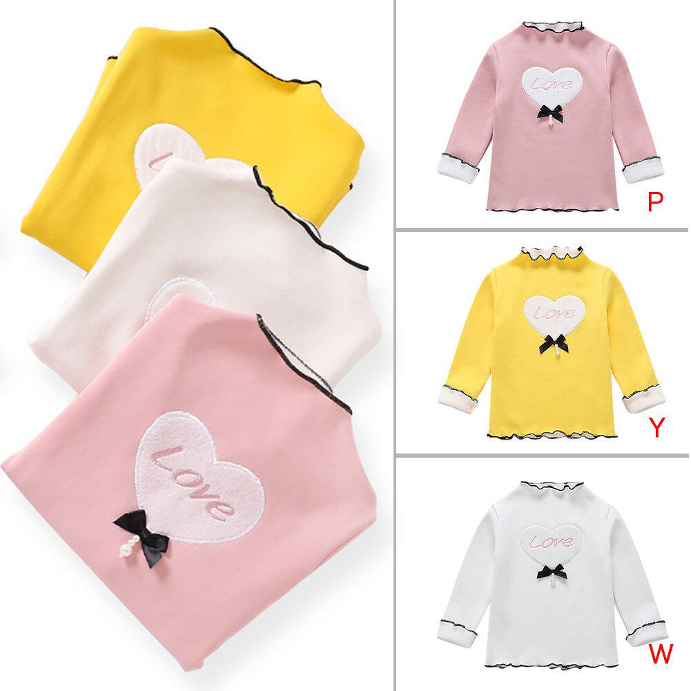 Осенние футболки с длинными рукавами для маленьких девочек, детские топы с мультяшным принтом, футболки, повседневная блузка