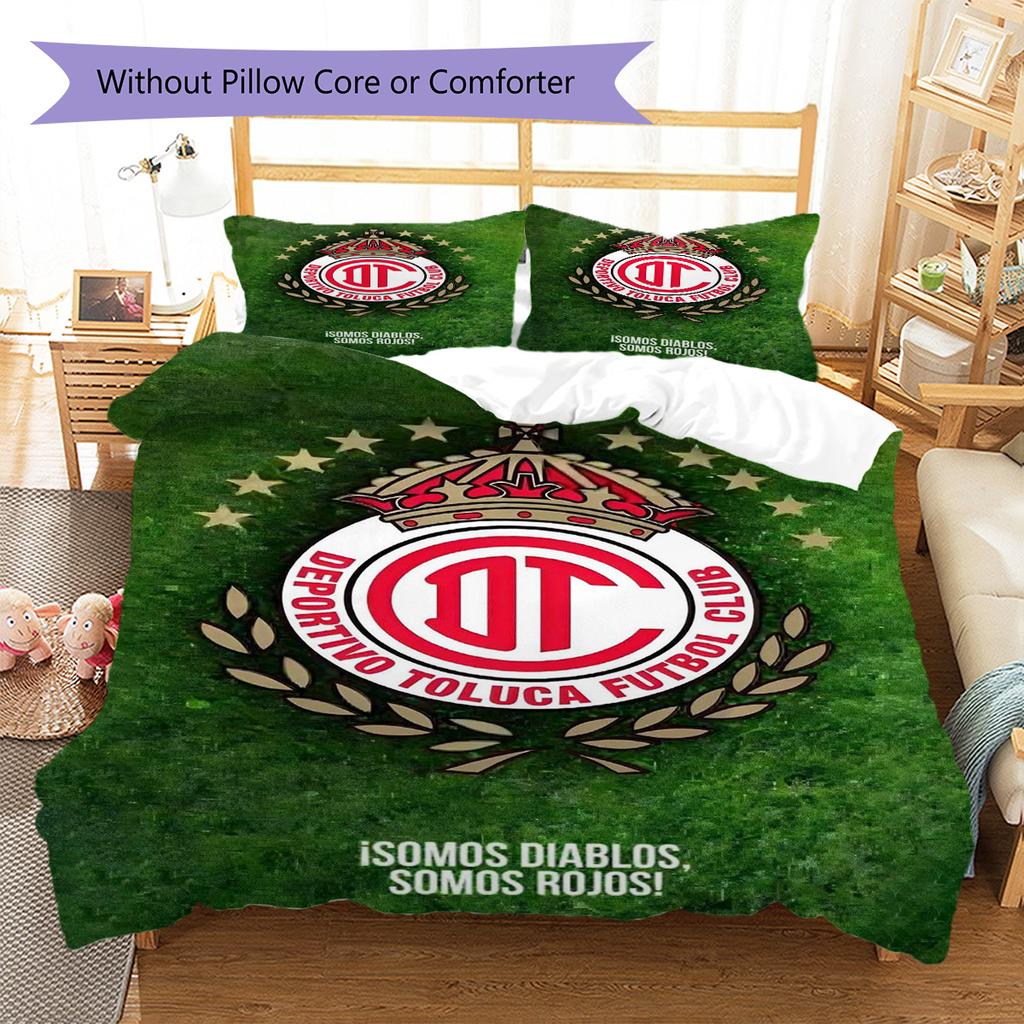 Toluca Pattern Bedding Set Quilt Cover Pillowcase Home Decor Gift (1 * duvet cover + 2 * pillowcase, without core)