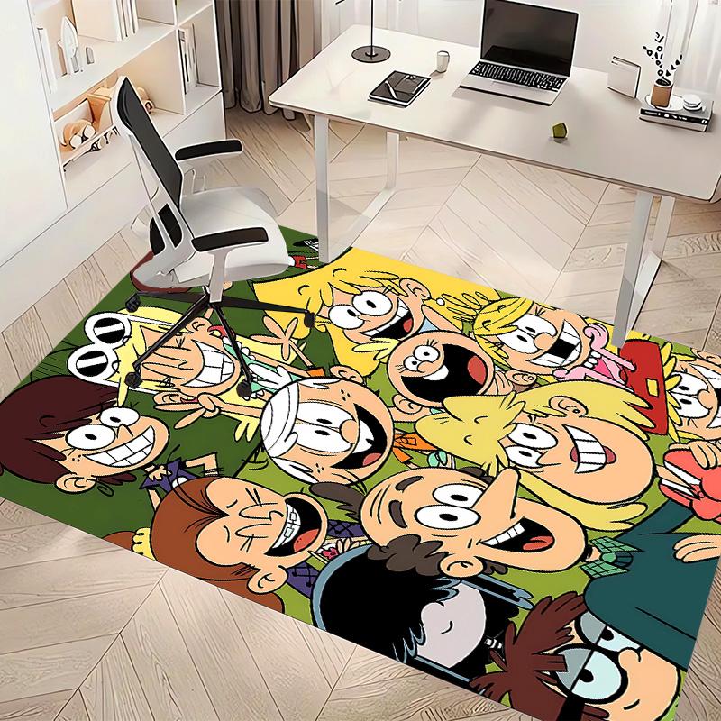 The Loud House1 Printed Absorbent Washable Carpet, Non-Slip Bathroom Mats, Kitchen Rugs, Yoga Mat,Living Room Entrance, Camping Picnic Rugs