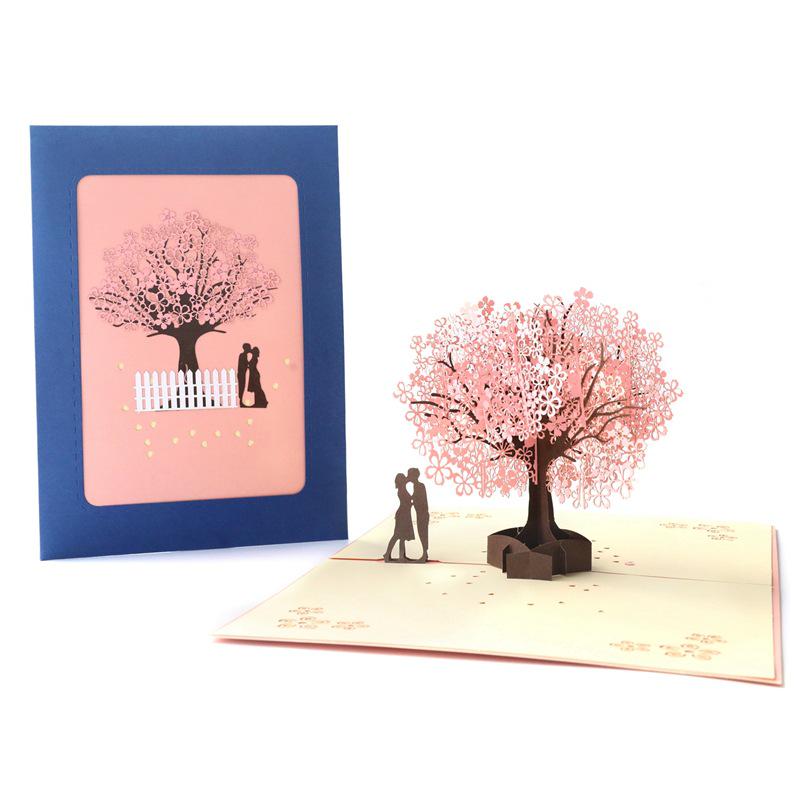 3D Pop Up Love Card For Wife And Girlfriend Gift For Valentines Day Anniversary Wedding Invitation Greeting Thank You Cards