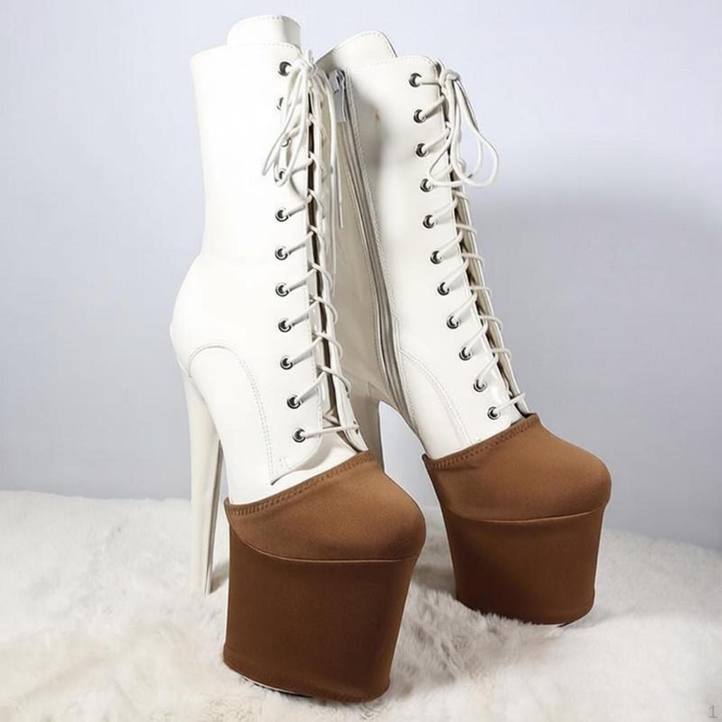 2 шт. Защитные чехлы для обуви для pole dance Стильные Противоскользящие для 20 см каблуков Легкая установка