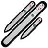 Set of 3 White Crystal Nail Files with Crystals WW-BMS