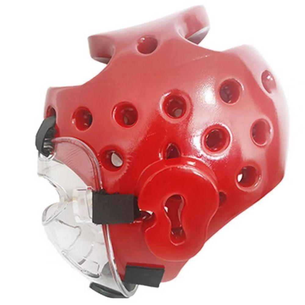 Прозрачная маска Тхэквондо Защита лица Съемный шлем Тхэквондо Защитное снаряжение