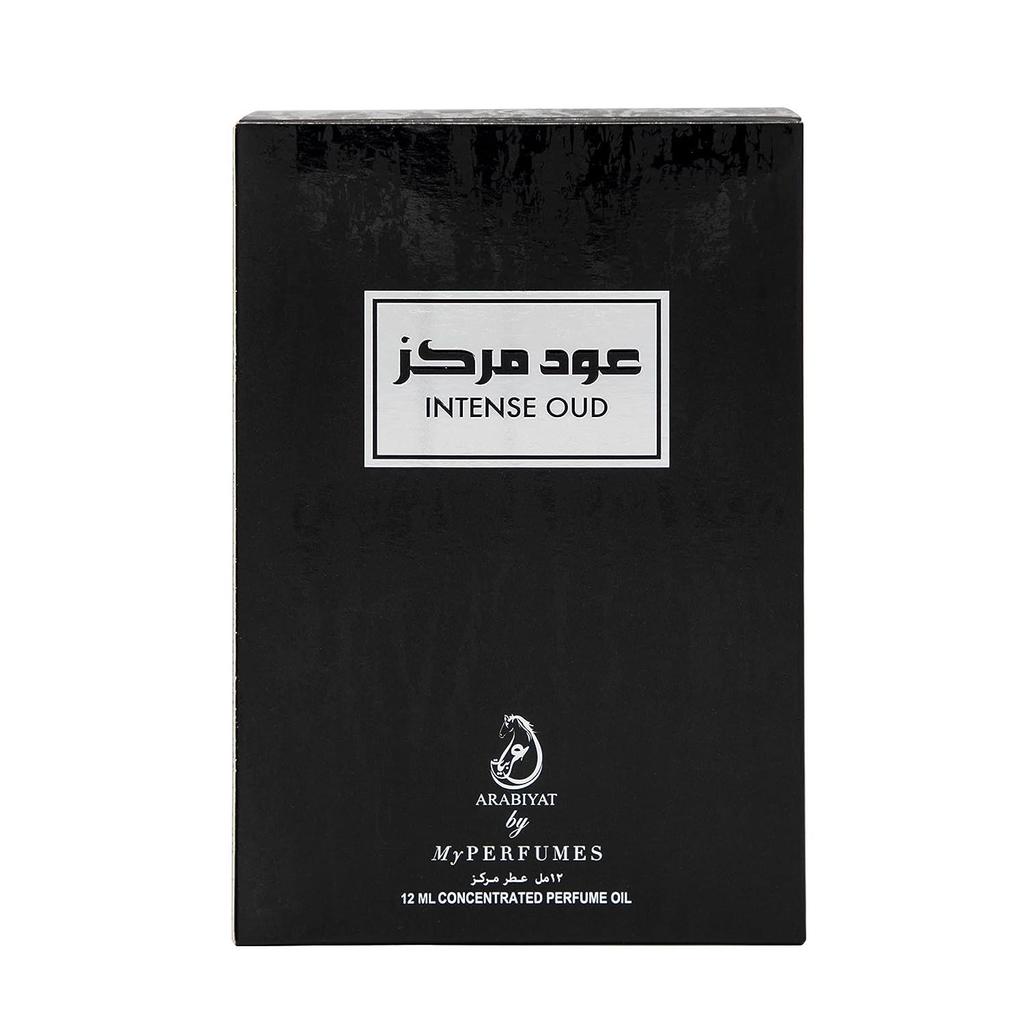 Arabiyat Intense Oud Концентрированное парфюмерное масло 12 мл, безалкогольное масло для мужчин и женщин (унисекс)100% чистое безалкогольное масло