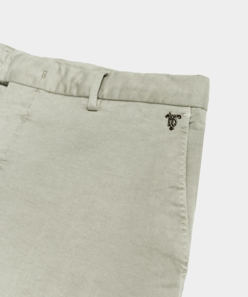 BIRBANTE Natural Garment-Dyed Stretch Pants - Sand