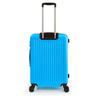 coral high Чемодан среднего размера из АБС-пластика синего цвета 16427