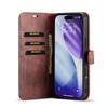 DG.MING Чехол для iPhone 17 Pro Съемный Разделенный Кожаный Чехол для Телефона
