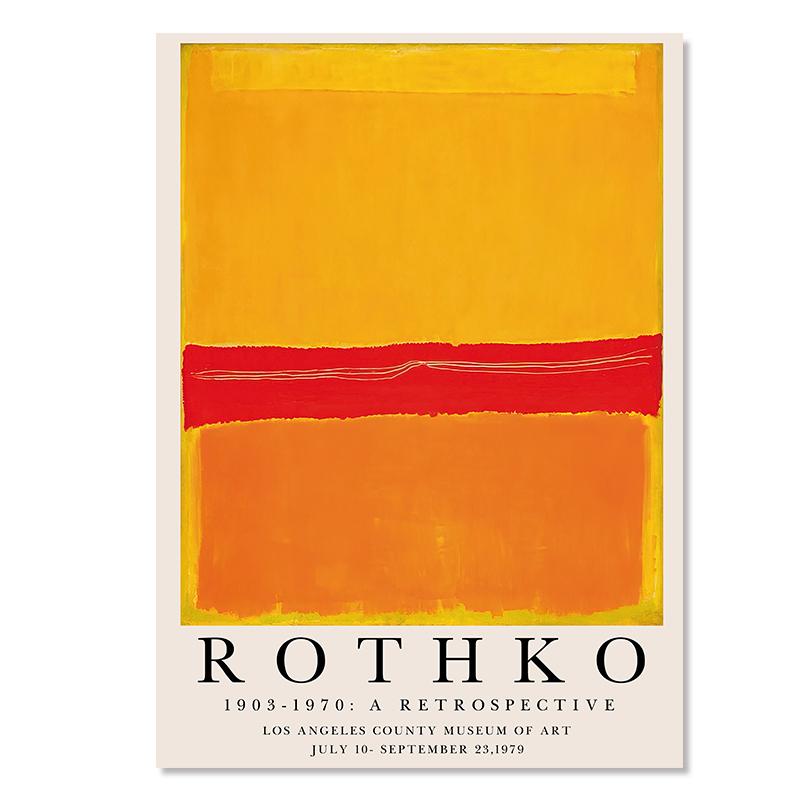 Аннотация Yayoi Kusama Bauhaus Wall Art Матисс Марк Ротко постеры и принты Цветочный рынок Холст Картина Настенная картина Декор