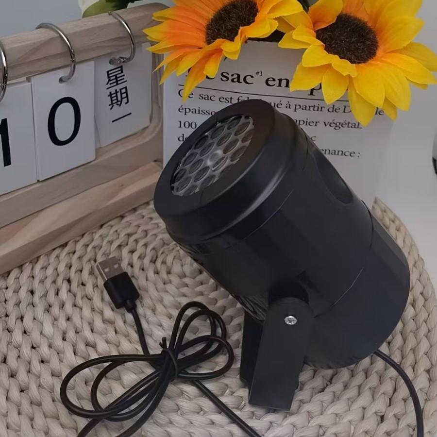 1 шт. Рождественский лазерный проектор в виде снежинки, 16 узоров, водонепроницаемый, вращающийся, рождественские светодиодные сценические огни, рождественское украшение