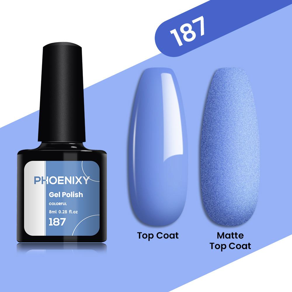 PHOENIXY, 8 мл, однотонный гель-лак для ногтей, замачиваемый цветной гель телесного цвета, розовый, фиолетовый, долговечный лак для ногтей, УФ-светодиодный лак для дизайна ногтей