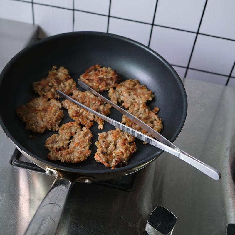 30 см кухонный пинцет тонкий пинцет щипцы сверхдлинные из нержавеющей стали кулинарные пинцеты для барбекю инструменты для бармена