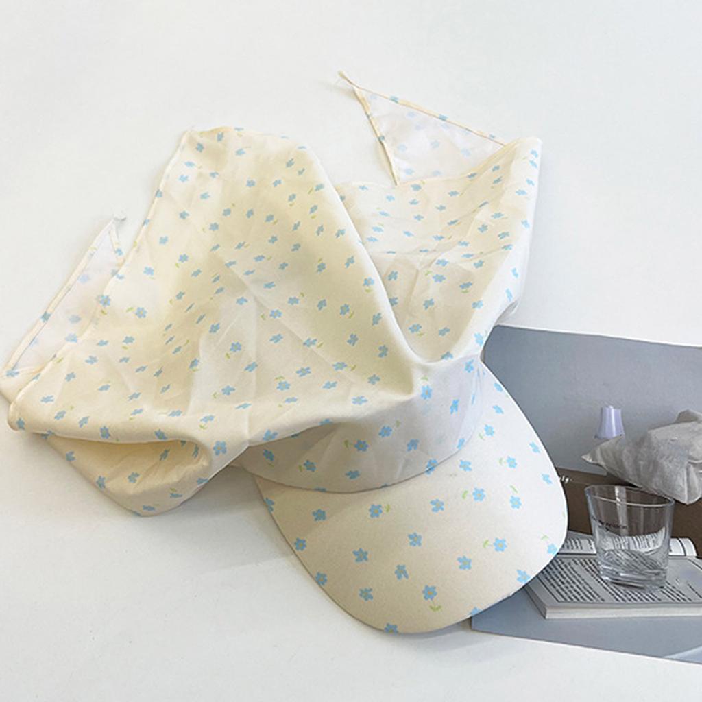 Легкий головной платок, бейсболка с цветочным принтом, регулируемый размер, кепка для велоспорта, путешествия, тюрбан, кепка для девочек и женщин, солнцезащитная