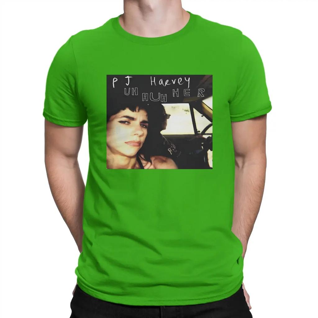 Vintage PJ HARVEY T-Shirts for Round Collar Pure Cotton T Shirts PJ Harvey Short Sleeve Tee Shirt 4XL 5XL Tops Unisex