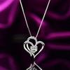 Double Love Necklace for Women, Simple and Trendy Heart-shaped Collarbone Chain, Neck Chain