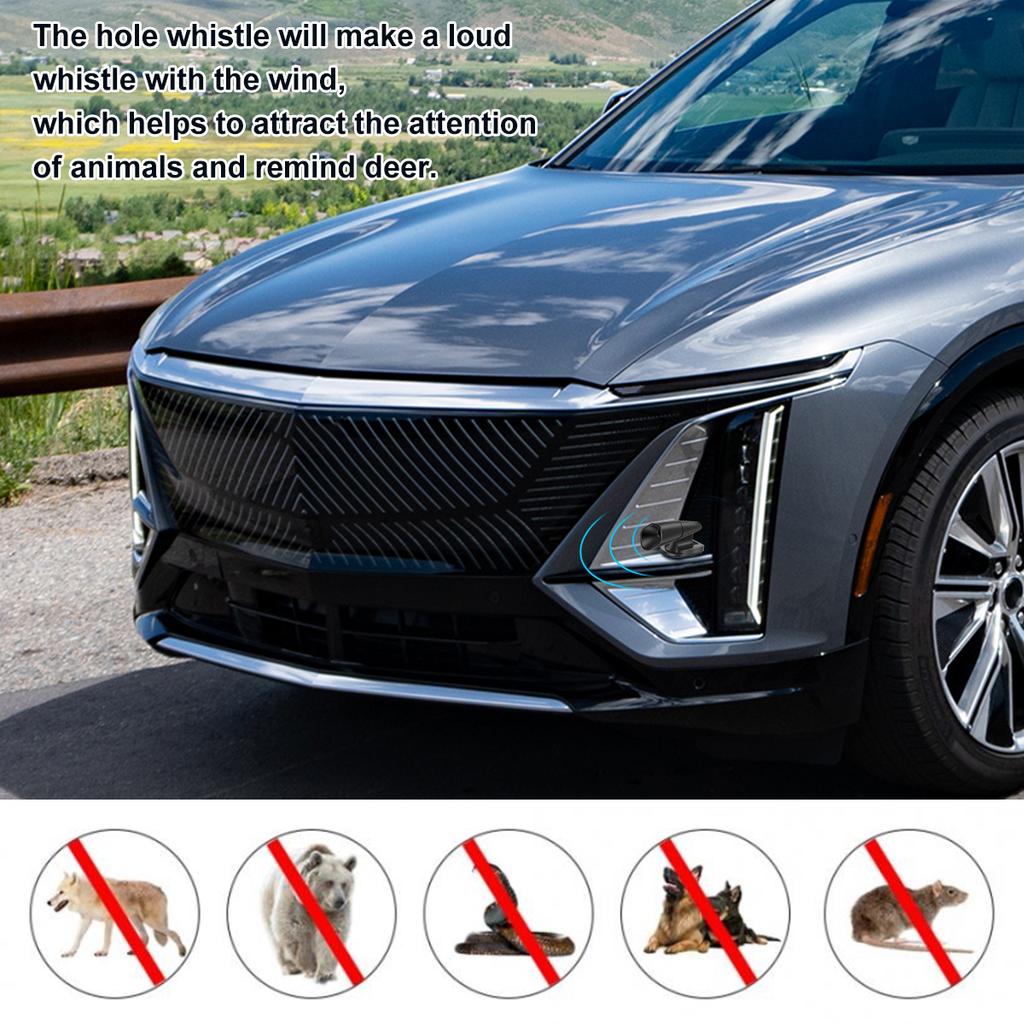 4Pcs Deer Warning Whistles Device for Car Save A Deer Whistles Vehicle Deer Horn Weather-proof Deer Whistle Repellent Devices