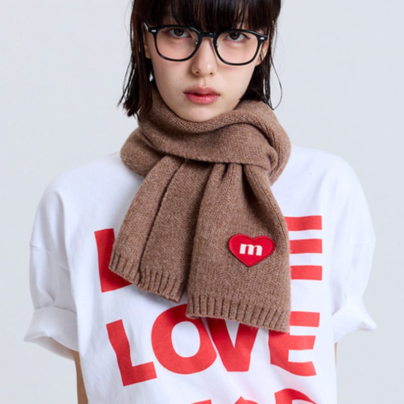 Macni LOVE M KNIT ШАРФ КАКАО