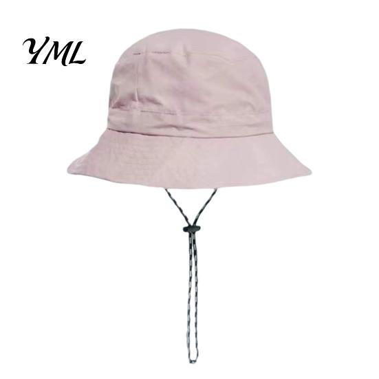 Unisex Hiking Bucket Hat Foldable Hat, with Adjustable Drawstring, Windproof Quick-dry Cotton Travel Friendly Sun Polyester Beach Wide Brim Protection