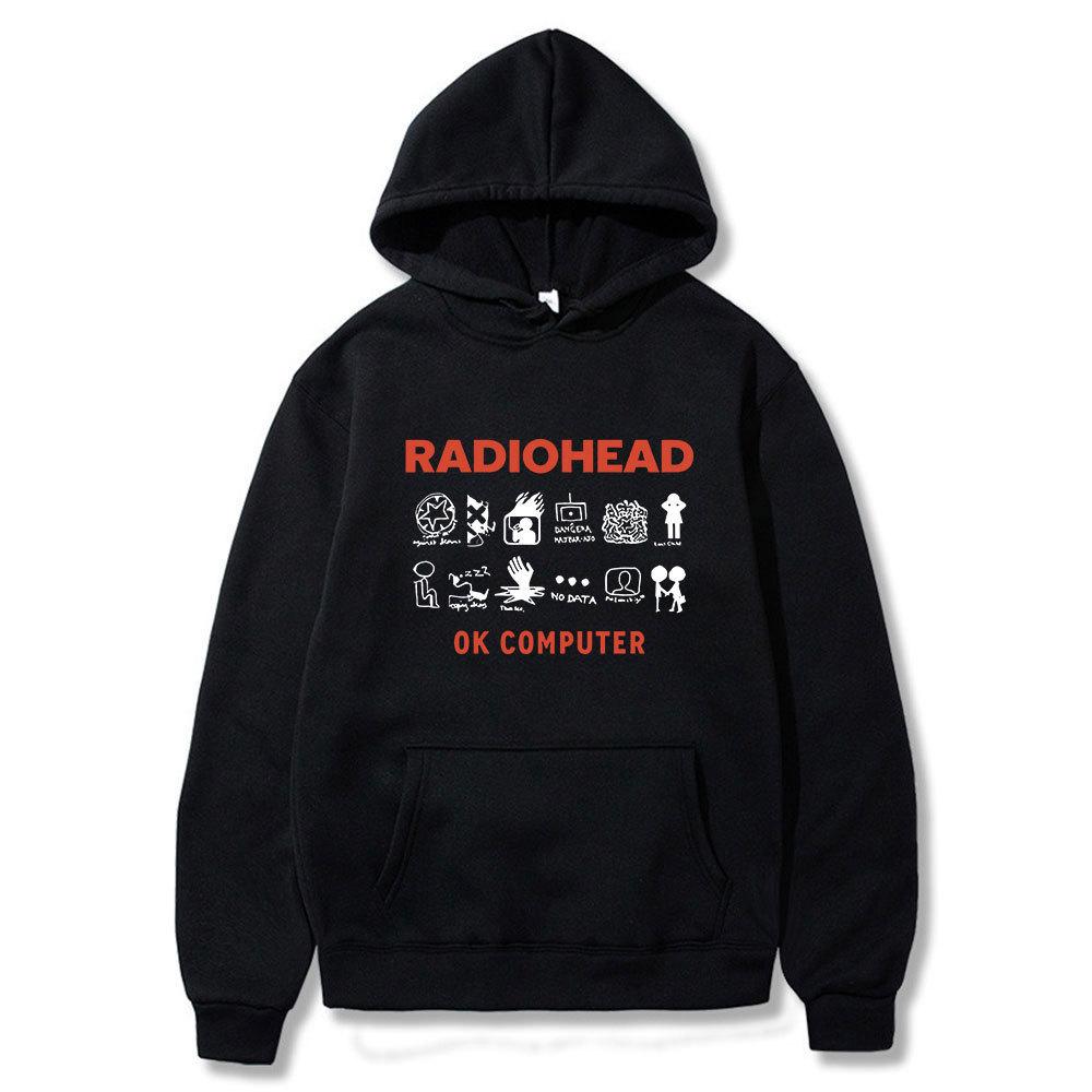 Винтажная толстовка Radiohead - Стиль Хип-Хоп Музыки