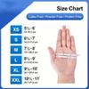 50/100PCS Blue Nitrile Gloves Disposable Waterproof Blue Gloves Kitchen Dishwashing Pet Bathing Beauty Hair Styling Tools